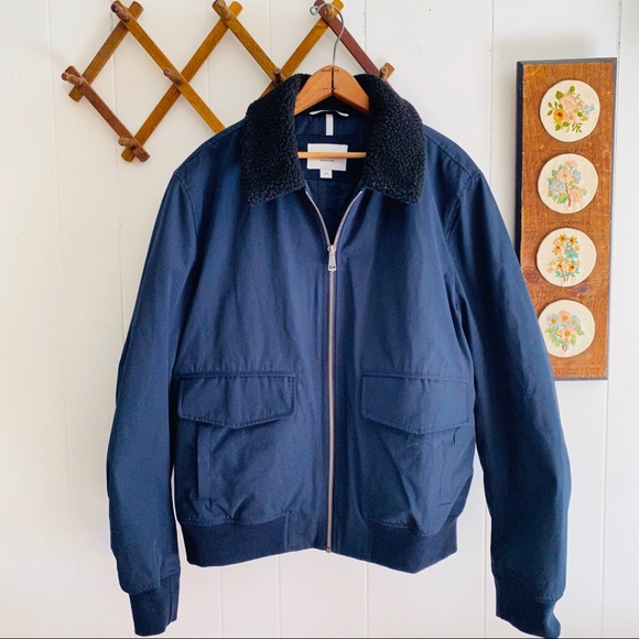 Cole Haan Signature Bomber Jacket - Picture 2 of 8
